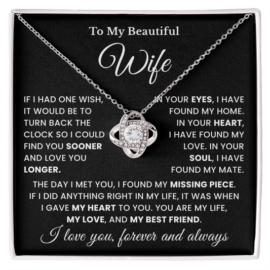 Wife Gifts for  Valentines Day Neckalce, When Your Wife Were This Necklace She Look's Beautiful