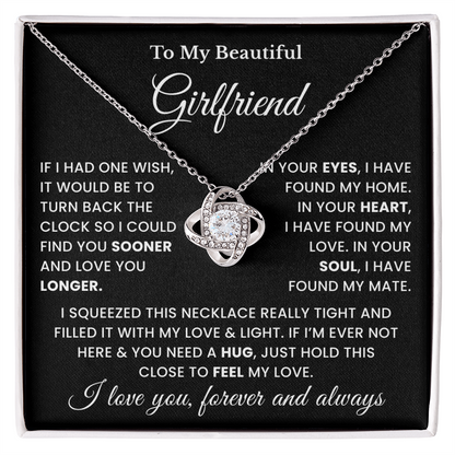 Girlfriend Necklace from Boyfriend, Valentines Day Gifts for Her