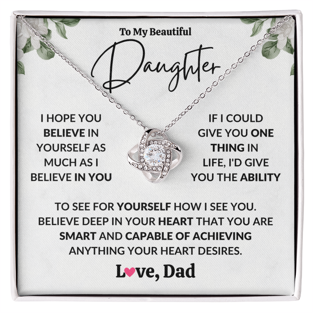 Mother Daughter Necklace, Every detail sparkles just like her