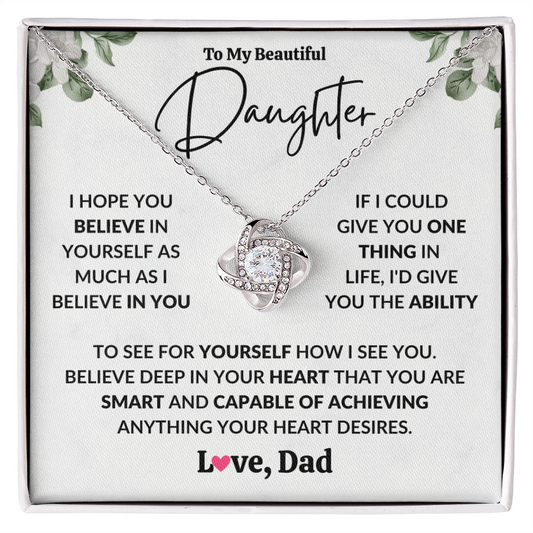 Mother Daughter Necklace, Every detail sparkles just like her