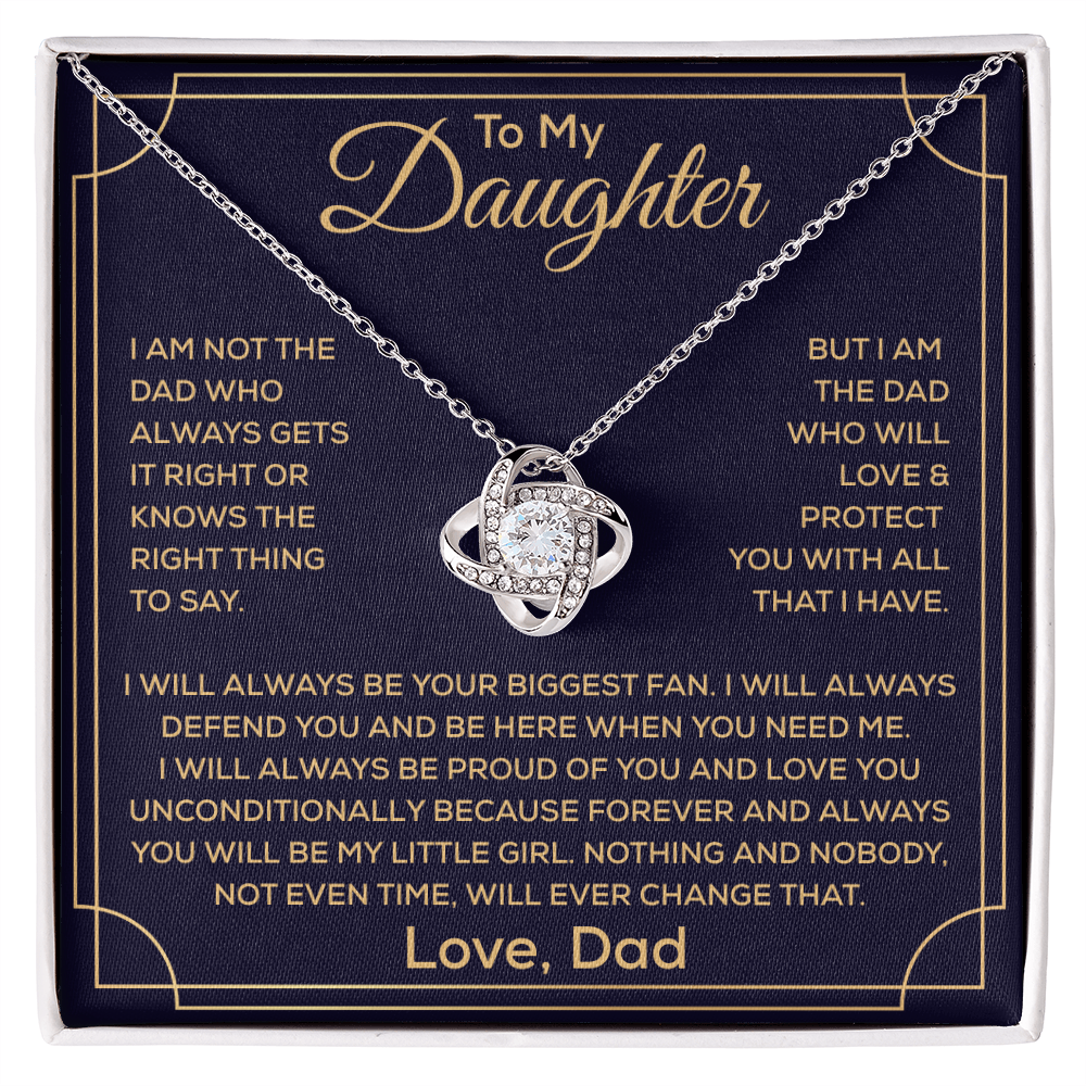 To My Beautiful Daughter Necklace, It Enhances The Magic In Her Smile