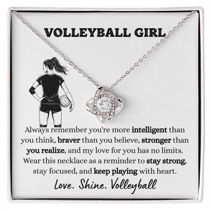 Volleyball Birthday Gift Necklace for Her Sports  Spirit Jewelry