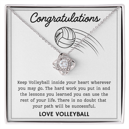 Thank You Volleyball Necklace Gift from Coach Girl Christmas Gifts