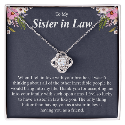 Sister in law Gifts, Family isn't always blood, It is the people in your life