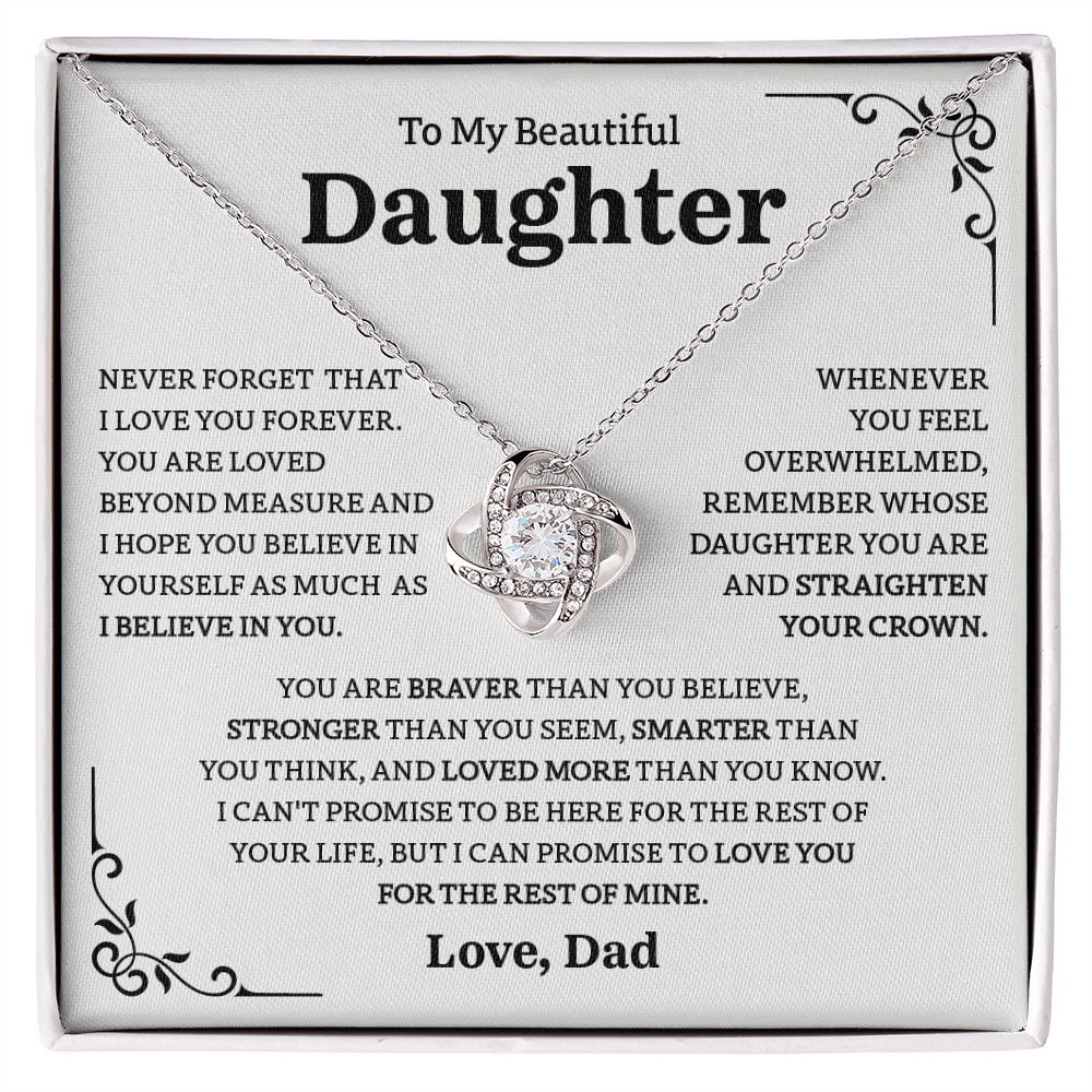 Gift For Daughter from Dad - Valentines Day Gift For Daughter