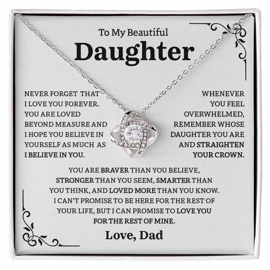 Gift For Daughter from Dad - Valentines Day Gift For Daughter