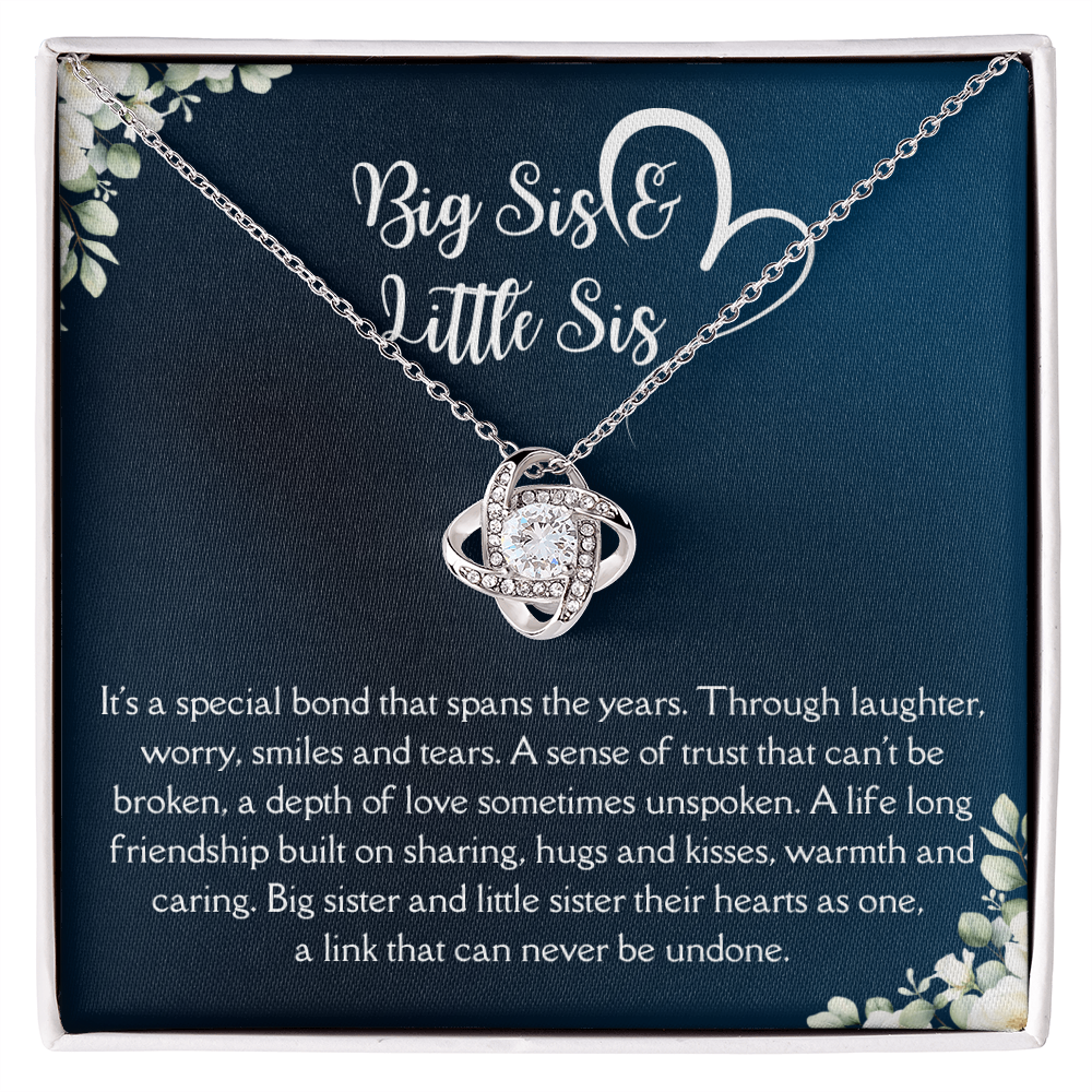 Sister Necklace Gifts From Brother, Birthday Gifts For Sister