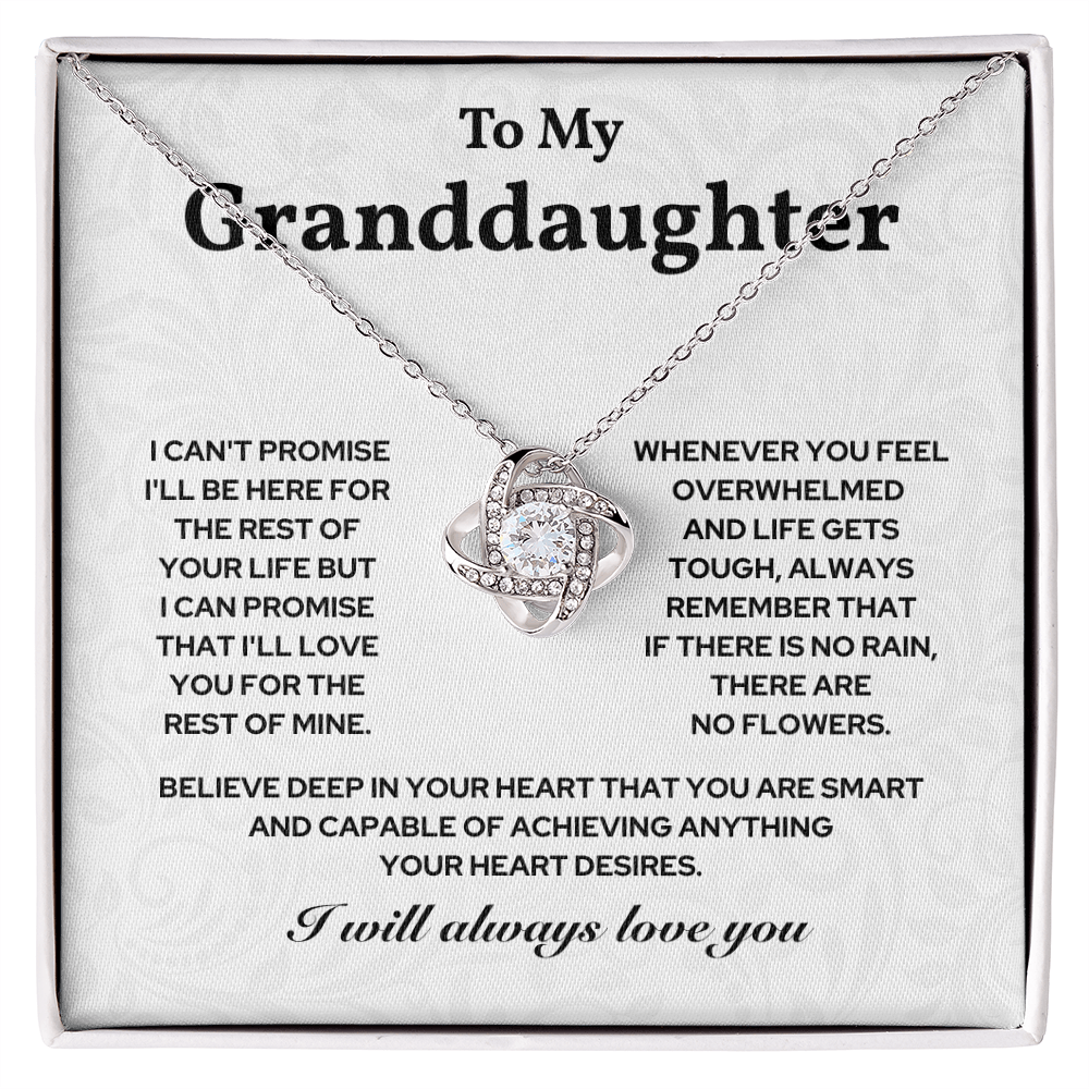 Granddaughter Necklace, Every sparkle whispers her name