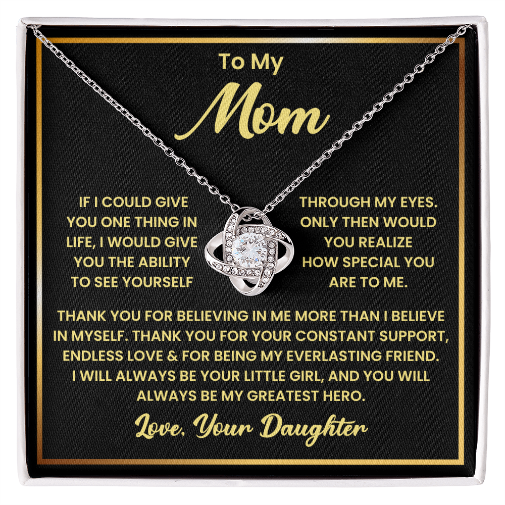 Mothers Day Necklace From Son Daughter to Mom Gifts, Loving Mother Necklace