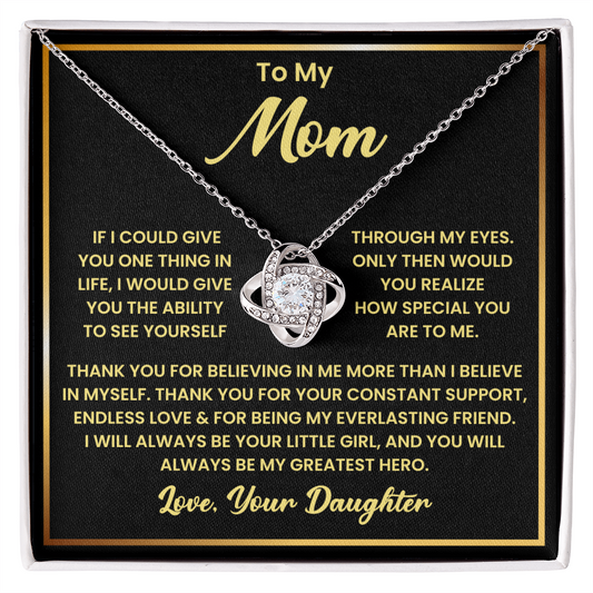 Mothers Day Necklace From Son Daughter to Mom Gifts, Loving Mother Necklace