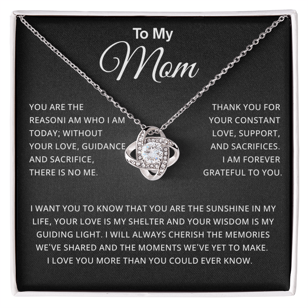 To My Mom Love & Gratitude Gift, Thank You for Making Me Who I Am