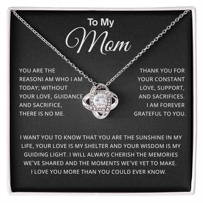 To My Mom Love & Gratitude Gift, Thank You for Making Me Who I Am