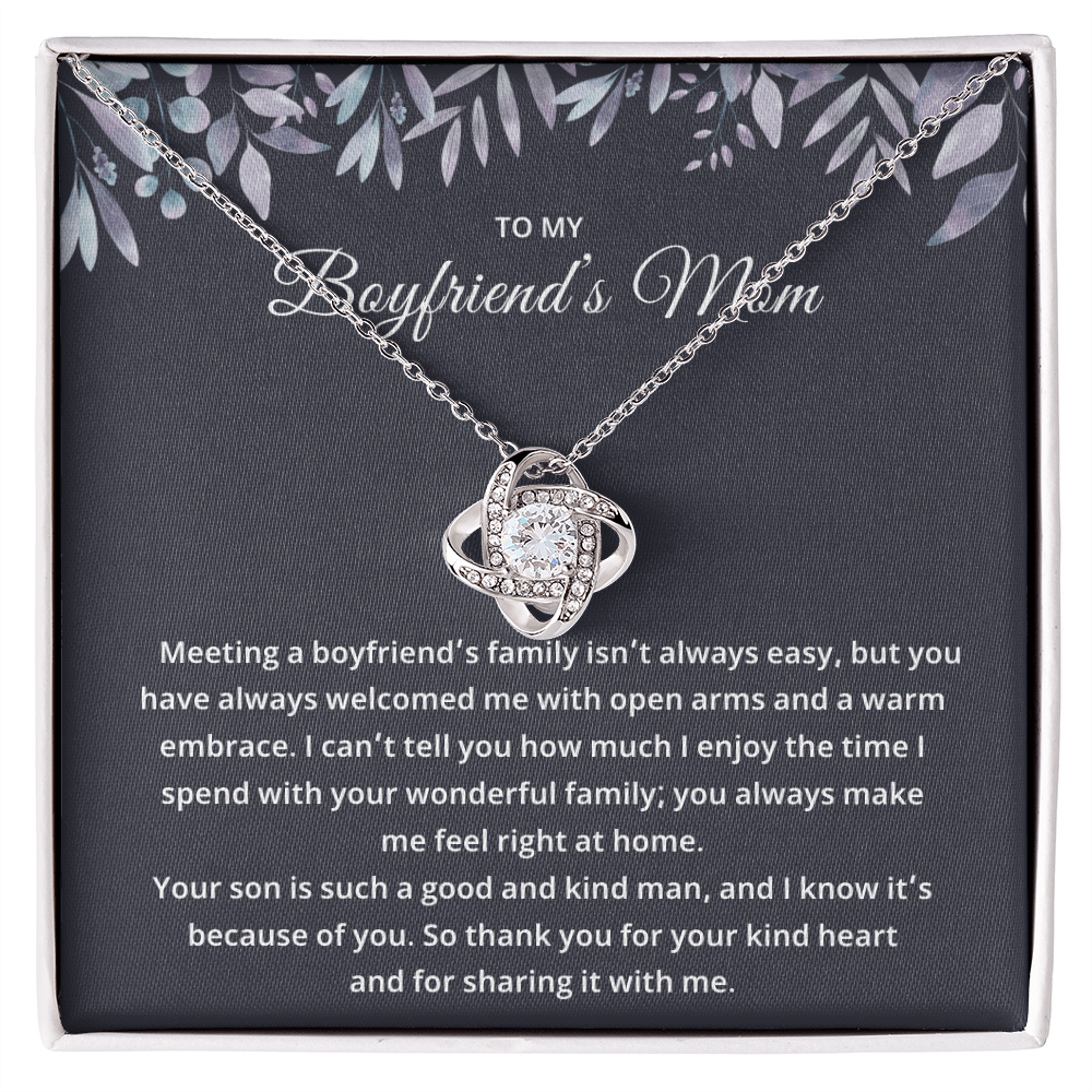 Boyfriend's Mom Gifts From Girlfriend – Necklace for Her, Mother's Day or Birthday Gift