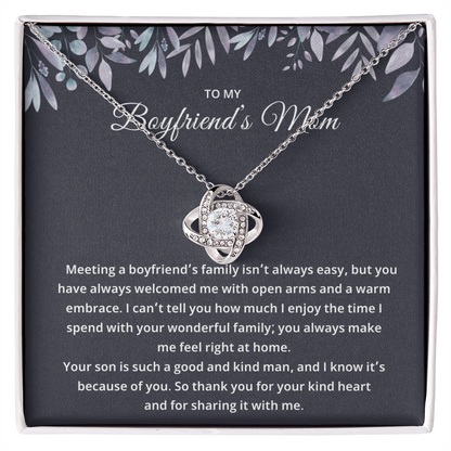 Boyfriend's Mom Gifts From Girlfriend – Necklace for Her, Mother's Day or Birthday Gift