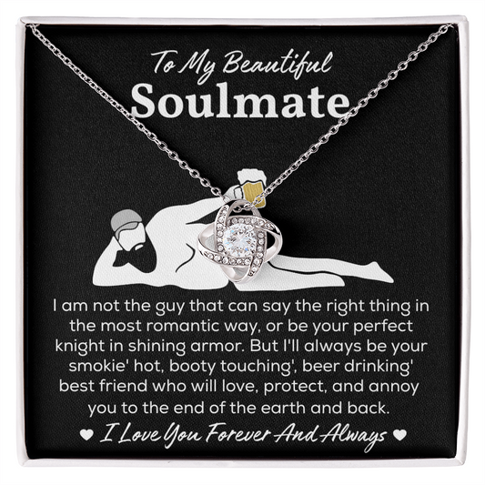 Soulmate Necklace For Her, When She Wears It, Your Soulmate Shines