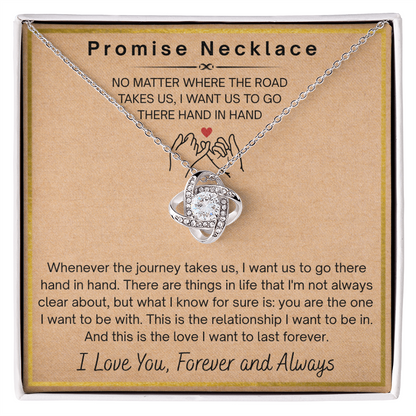 Promise Necklace For My Wife, Promise Necklaces Gift For Soulmate