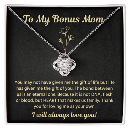 Stepmom Birthday Gifts, 14k White Gold Necklace