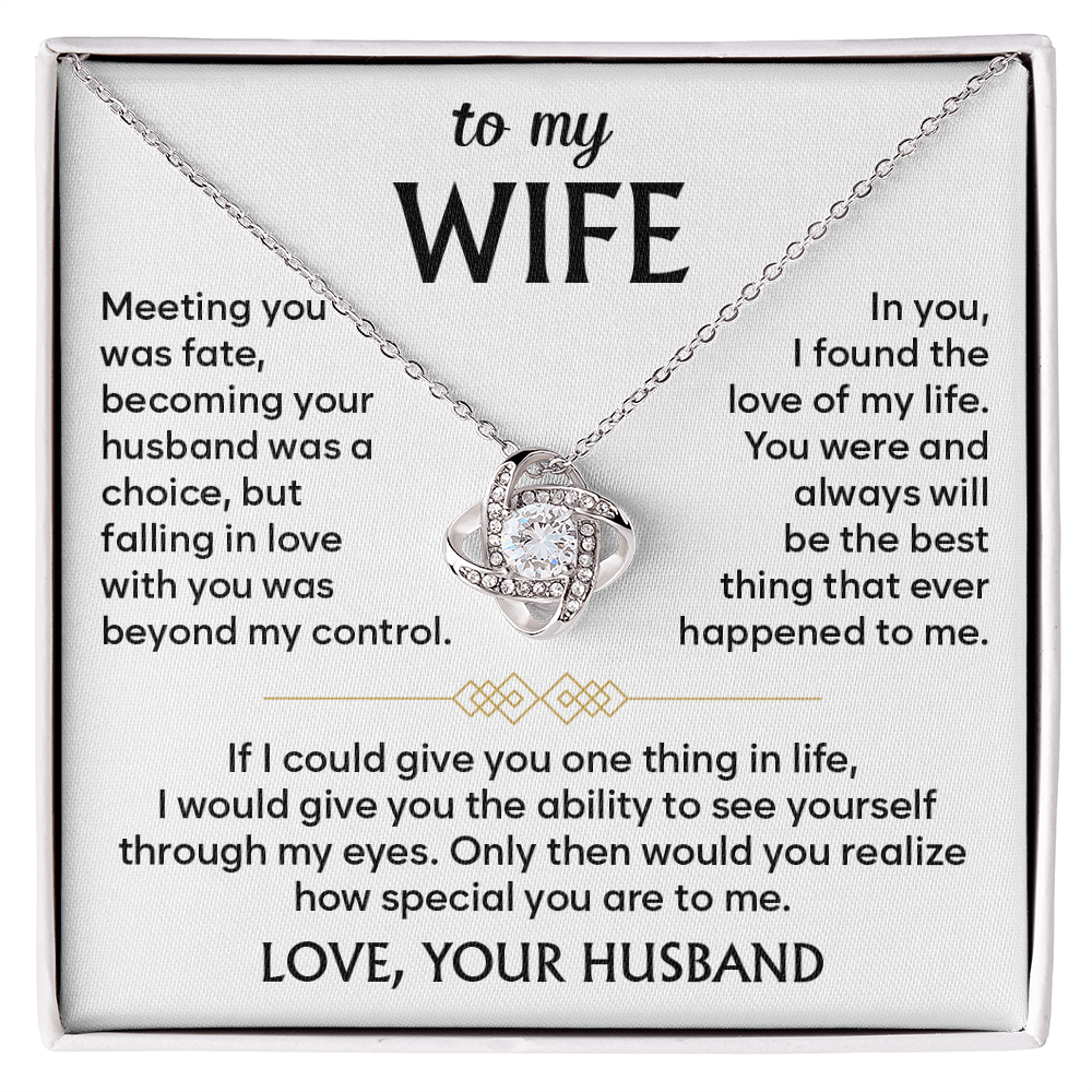 Wife Necklace, Anniversary Gifts for Wife