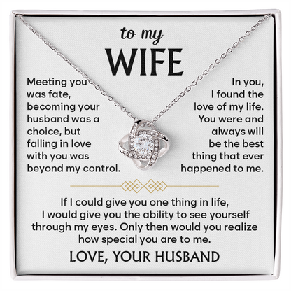 Wife Necklace, Anniversary Gifts for Wife