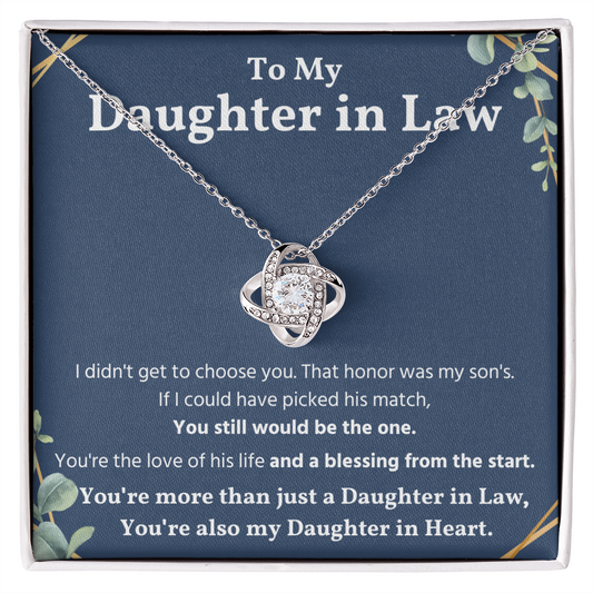 Daughter In Law Necklace, Valentines Day Gifts for Her
