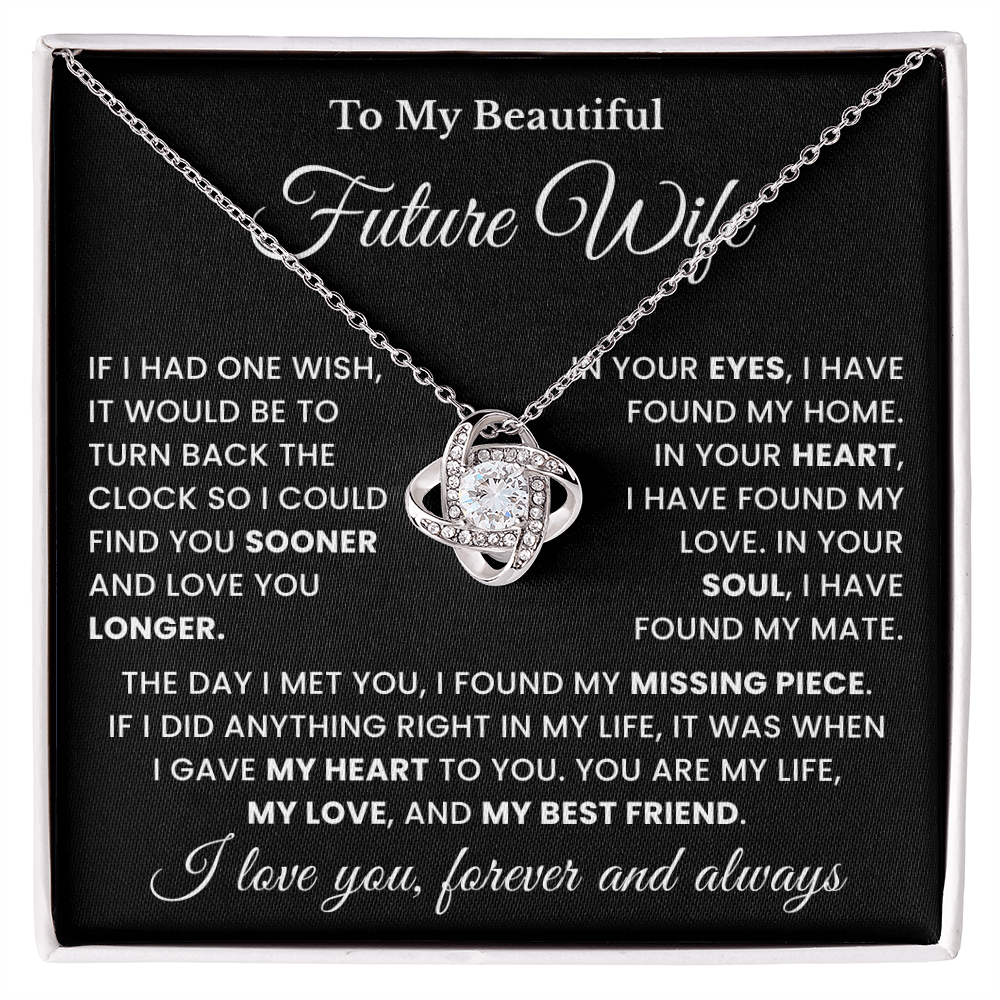 To My Future Wife Necklace, Valentines Day Gifts for Her