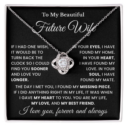 To My Future Wife Necklace, Valentines Day Gifts for Her