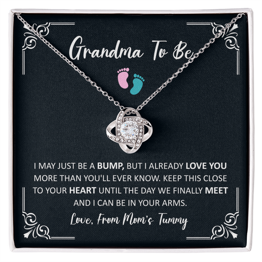 Gold Necklace For Grandma To Be - Great Grandma Gifts