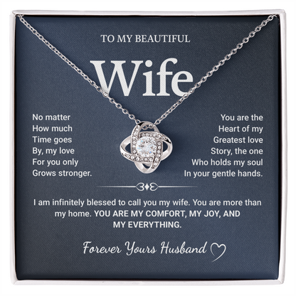 To My Beautiful Wife - Necklaces for Wife From Husband