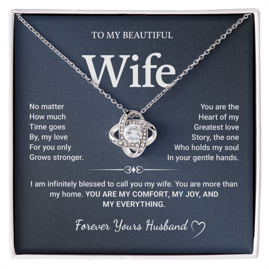 To My Beautiful Wife - Necklaces for Wife From Husband