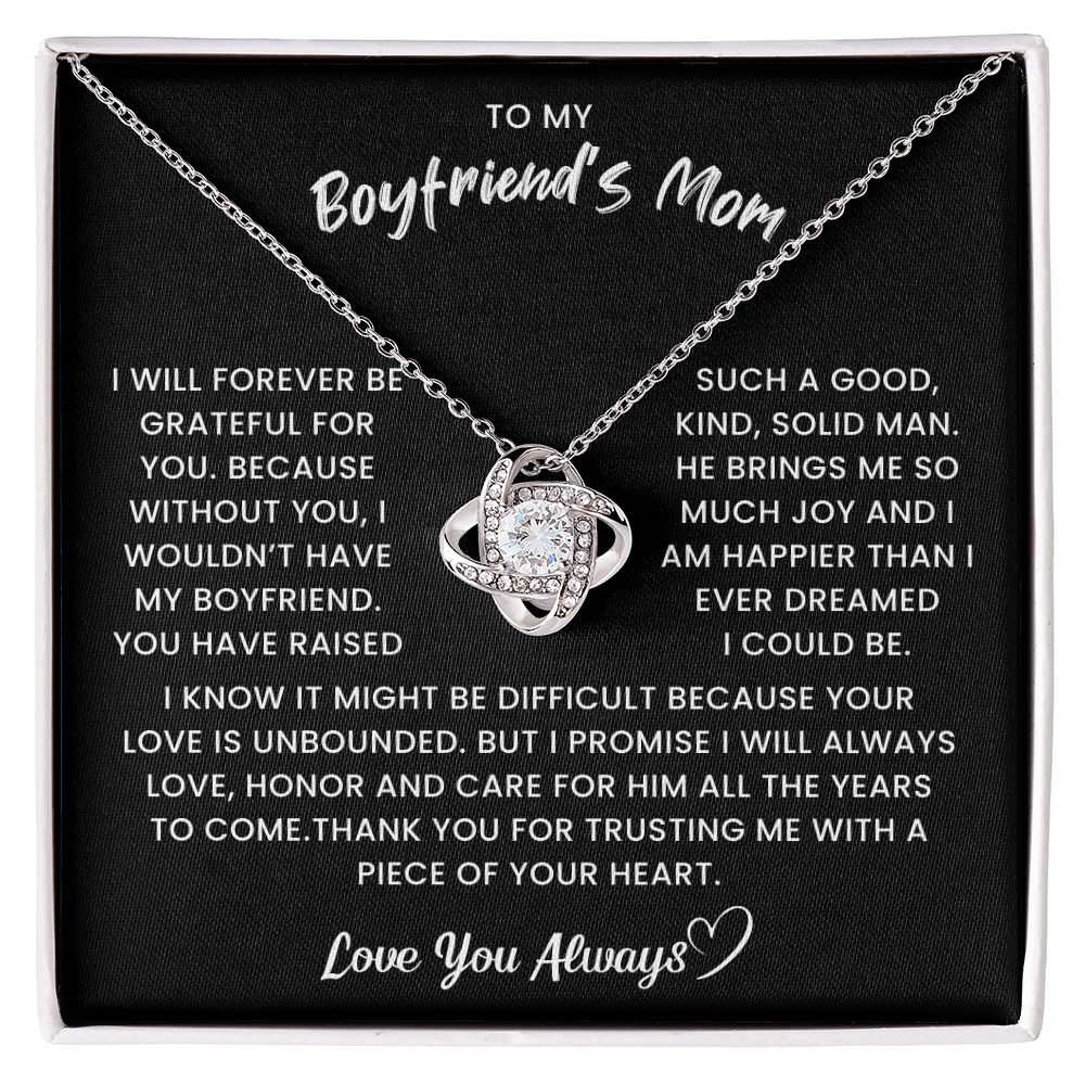 Gift to My Boyfriend's Mom Necklace – Perfect for Mother's Day