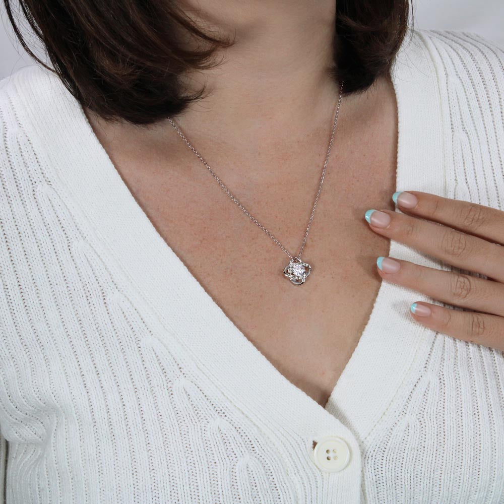 Love Knot Necklace, Birthday Gifts for Wife from husband