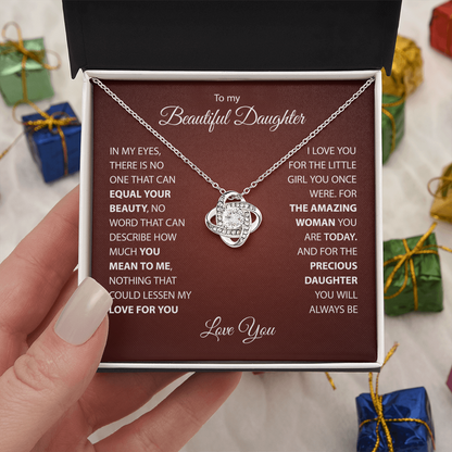Christmas Gifts For Daughter - Daughter Necklace From Dad