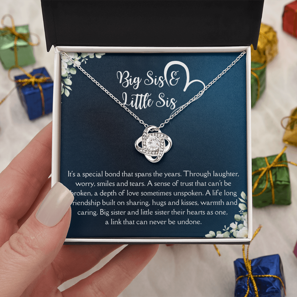 Sister Necklace Gifts From Brother, Birthday Gifts For Sister