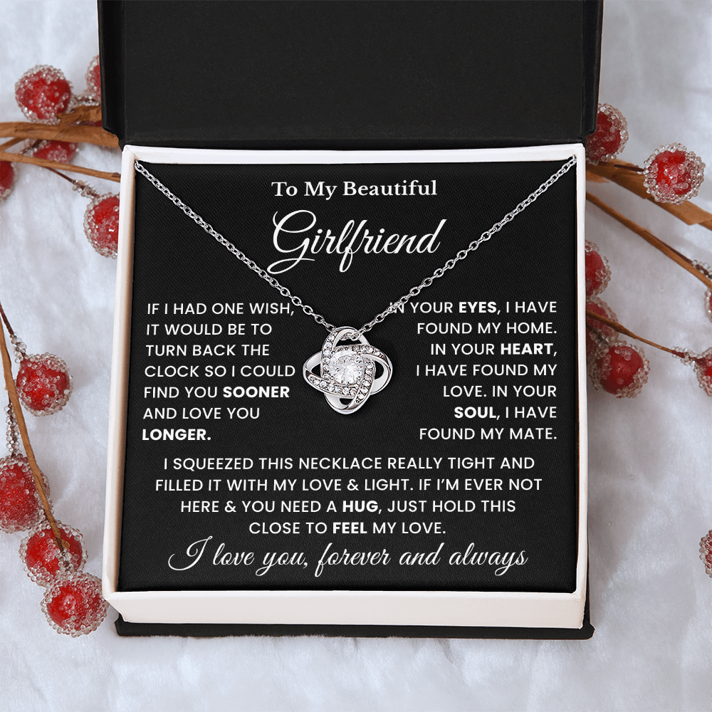 Girlfriend Necklace from Boyfriend, Valentines Day Gifts for Her