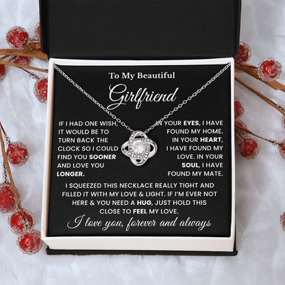 Girlfriend Necklace from Boyfriend, Valentines Day Gifts for Her