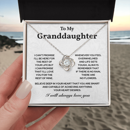 Granddaughter Necklace, Every sparkle whispers her name