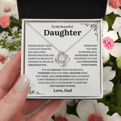Gift For Daughter from Dad - Valentines Day Gift For Daughter