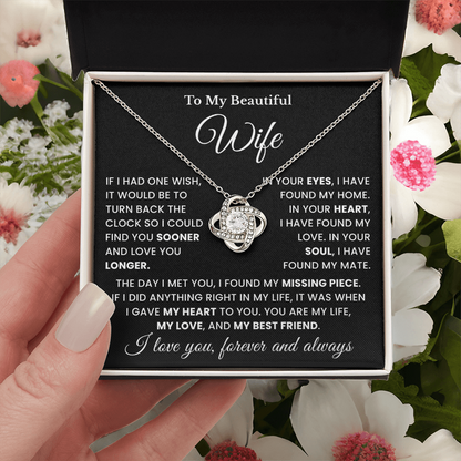 Wife Gifts for  Valentines Day Neckalce, When Your Wife Were This Necklace She Look's Beautiful