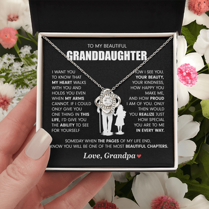 Granddaughter Necklace, Granddaughter Gifts from Grandma