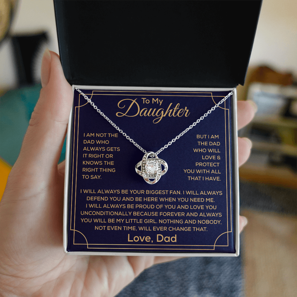 To My Beautiful Daughter Necklace, It Enhances The Magic In Her Smile