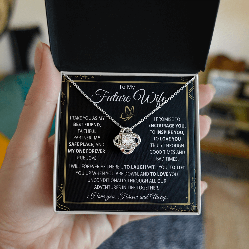 Future Wife Necklace, Love Knot Necklace