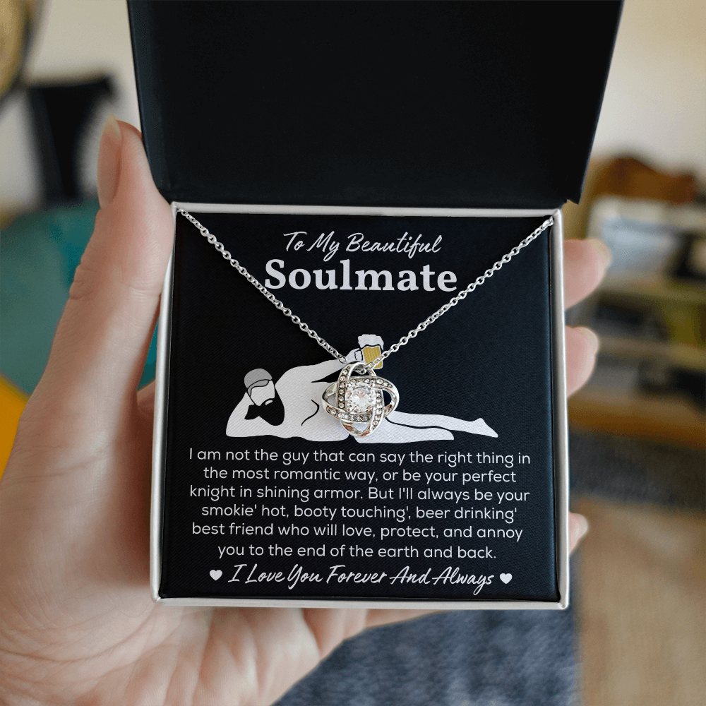Soulmate Necklace For Her, When She Wears It, Your Soulmate Shines