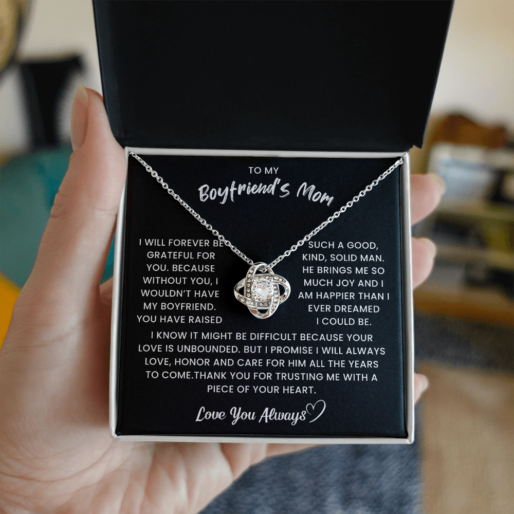 Gift to My Boyfriend's Mom Necklace – Perfect for Mother's Day