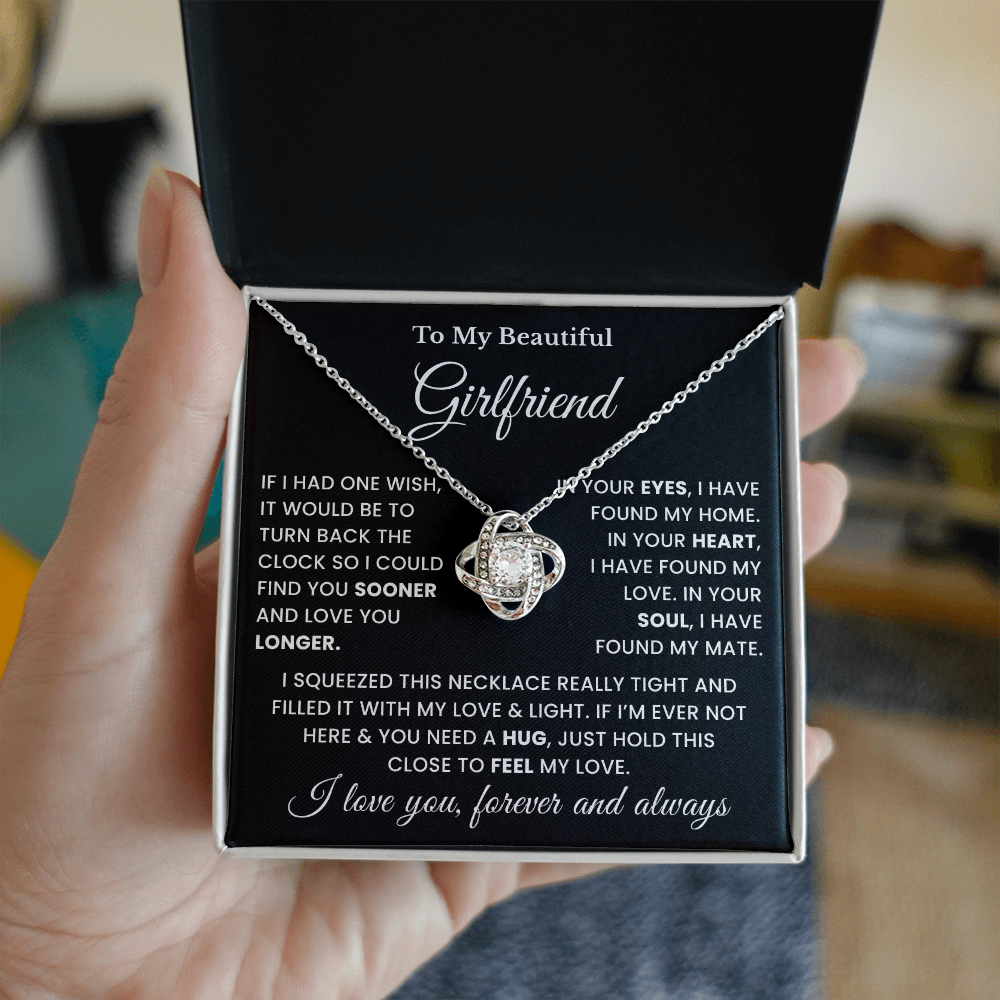 Girlfriend Necklace from Boyfriend, Valentines Day Gifts for Her