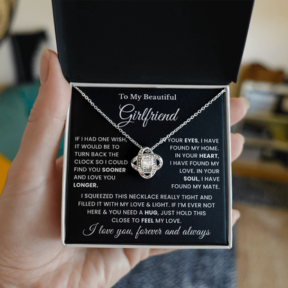 Girlfriend Necklace from Boyfriend, Valentines Day Gifts for Her