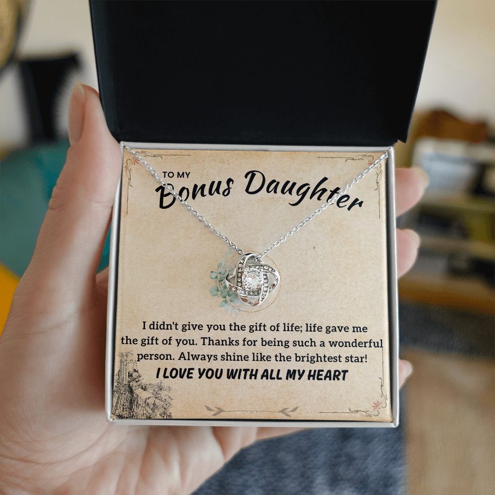 Jewelry Gifts for Stepdaughter at Wedding, Necklaces for Stepdaughter From Stepdad