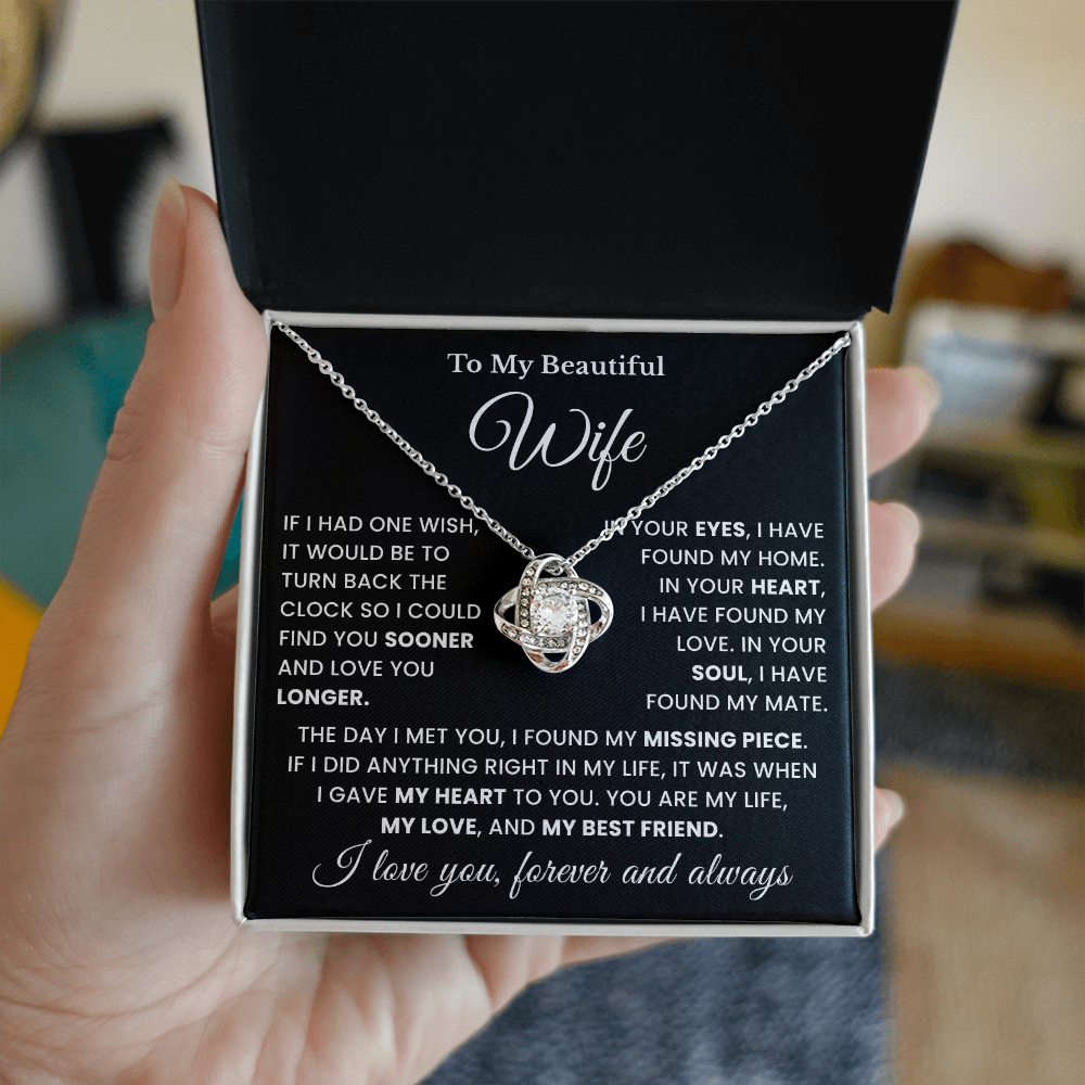 Wife Gifts for  Valentines Day Neckalce, When Your Wife Were This Necklace She Look's Beautiful