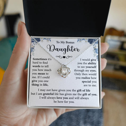 To My Step Daughter Necklace, Birthday Gift for her