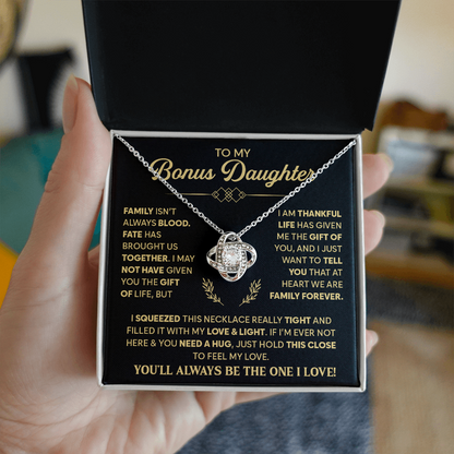 Bonus Daughter Gifts from Stepdad, Her beauty glows effortlessly with this necklace