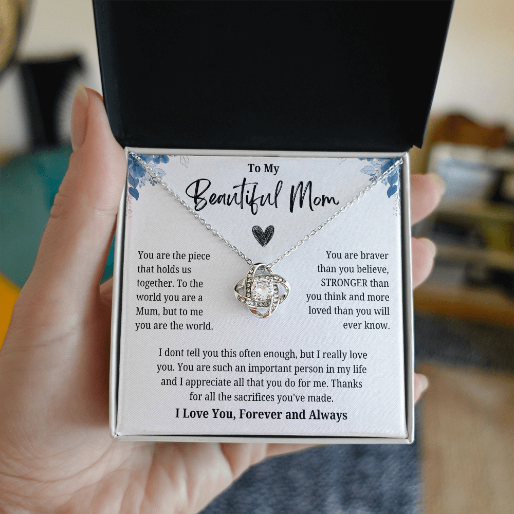 To My Beautiful Mom, Meaningful Mom Appreciation Keepsake